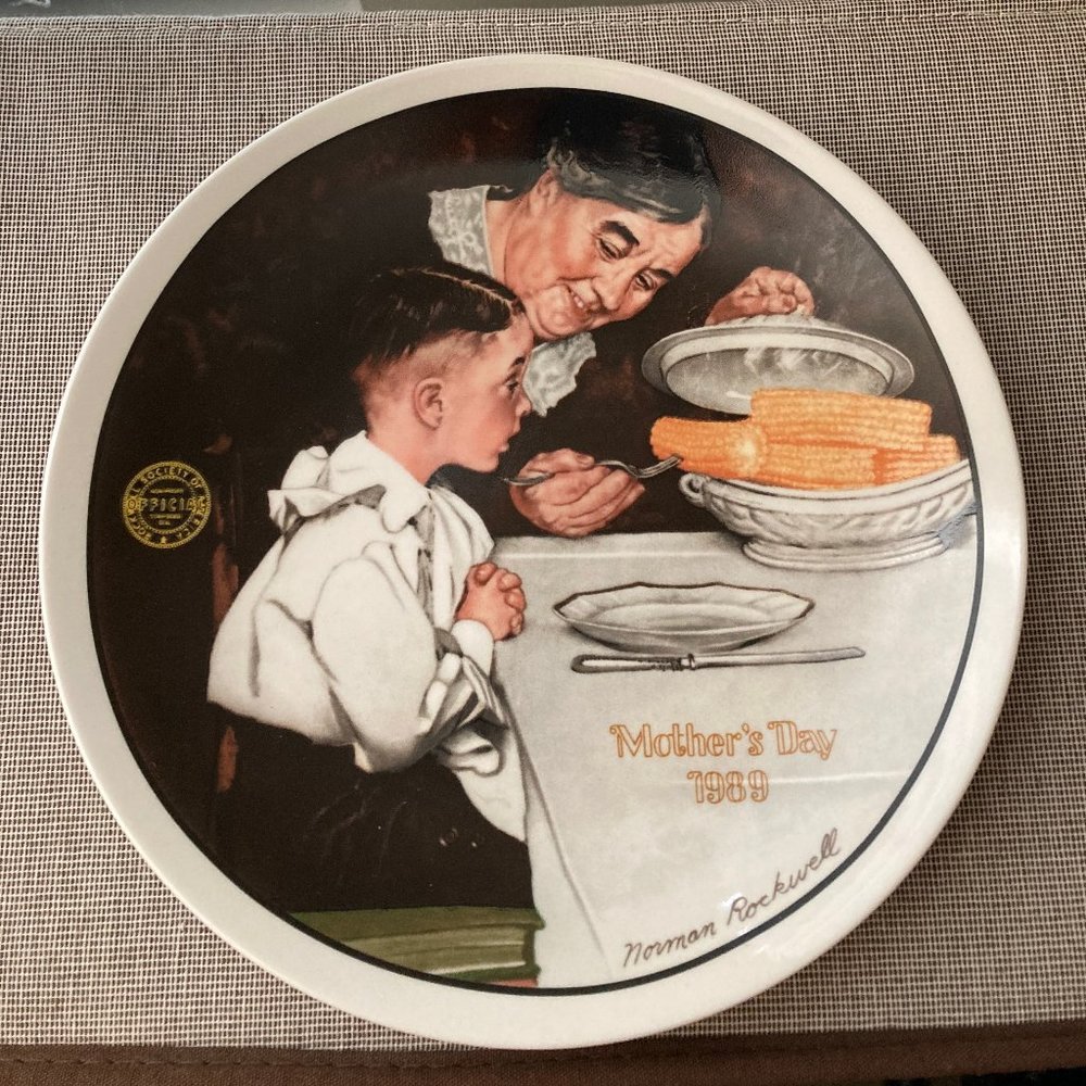 Norman Rockwell Small Plate